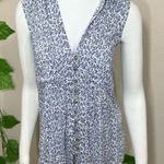 Anthropologie Maeve Blue Paint Splattered Top Photo 6