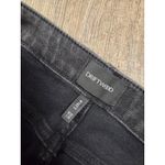 Driftwood  Wyatt Flare Black Wash Beaded Trim Stretch Jeans Size 32x33 Long Tall Photo 3
