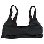 ANDIE  Swim The Ventura Bikini Top in Black L NWT Photo 1