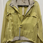 Mystree  Yellow NWT Jacket With Tan Star Detail Around Neckline Photo 0