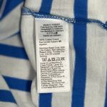 J.Crew Shirt Womens Medium Blue White Stripe T Shirt Tee Casual Preppy Nautical Photo 5