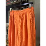 Cami NYC Rylie High Rise Pleated Trouser Pants Orange Womens Size 10 Photo 4