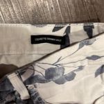 Nine West Nine W. cigarette skinny ankle jeans navy floral print Photo 1