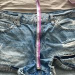 Kancan High Waisted Distressed Denim Shorts 100% Cotton size 27/7 Blue Photo 11