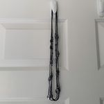 Cute Gray & Black Bead Necklace Photo 4