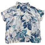 C&C California  Linen Relaxed Fit Hawaiian Button Down‎ Shirt Blue Size Large Photo 1