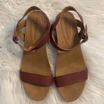 Lucky Brand  Leather Stylish Red Block Heel Sandals size 9 BNWOT Photo 11