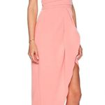 Lovers + Friends X Revolve Riviera Strapless Asymmetrical Dress Pink Chic Size S Photo 8