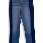 Derek Lam 10 Crosby Kate Colorblocked High Waist Straight Leg Jeans Sz 24 Photo 1