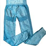 Gymshark Blue Flex High Waisted Training Workout Athletic Gym Leggings Photo 0