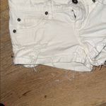 Charlotte Russe  White Distressed Jean Shorts Photo 3
