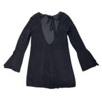 Lulus Lulu’s black oval back cutout mini dress women’s size small Photo 1