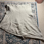 Free People  Cream Asymmetrical Blouse Photo 0