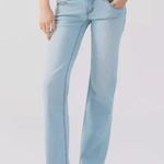 BDG Low Rise Flare Jeans in Indigo Light Wash Size 28 NWT Photo 0