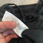 Aerie  Ribbed Tie-Side Cropped Tank Top Black Size Small Photo 5