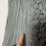 Vintage piano pleated heart shape shirt Gray Size L Photo 6