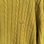 IZOD  Lime Green Cable Knit Crew Neck Sweater Size XL Photo 1