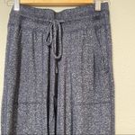 Zella Z By  Blue Knit Jogger Sweatpants Drawstring Waist S Photo 6