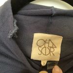 Chaser  Ruffle Sweater Mock Neck Raw mesh Finishes NWT Sz M‎ Photo 1