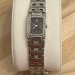 Citizen Eco-Drive Ladies Watch Crystal Black Dial Crystal and Stainless Bracelet Photo 3