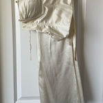 Idah silk top and skirt White Size M Photo 0