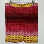 Premise  Skirt Multi Dots Gradient Pink Red Women’s Size 14 Photo 1