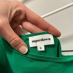 superdown  Kora Green Off The Shoulder Top Photo 4