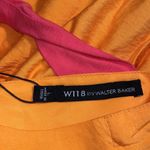 W118 By Walter Baker  size large Rylan dress orange with pink criss cross back Photo 11