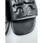 Tory Burch INES Classic Single-Band Goat Leather Slide (Perfect Black) Size 6 Photo 2