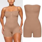 SKIMS NWOT  Strapless Sculpting Mid Thigh Bodysuit size XS Sienna Photo 1