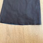 I am gia I.AM.GIA Flare Pants Faux Leather Size S Dark Brown Photo 6