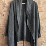 Joie  Womens Gray Cardigan Sweater Size C Open Front Cashmere Wool Photo 0
