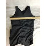 Zobha  Women Rouched Front Tank Top  Sz. 10 Gray EUC Ella Tank built in Bra Photo 3