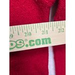 Karen Scott  Red Wool Cardigan Sweater Black Trim Gold Buttons Size L Photo 7