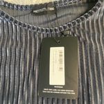 Pretty Little Thing  grey rib skirt size 12 Photo 2