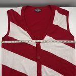 Carbon Y2K Sz XL Sweater Vest Cardigan V Photo 3