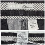 Chico's Jeans Size 8 Platinum Mid Rise Wide Leg Black Wash Denim Trouser Style Photo 6