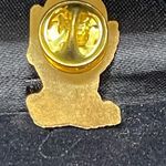 Vintage Angel Metal Holding Candle Child Baby Lapel Pin. EUC. Photo 1