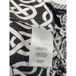Jones Wear NWT  Laguna Black White Split Neck Tunic Top Petite Small PS Photo 11