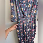 Victoria's Secret Women's Sz S Luxe Satin One Piece Sexy Keyhole Jumpsuit Floral Photo 11