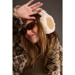 12th Tribe Crystal Ivory Faux Fur Ear Muffs Size O/SO/S Photo 1