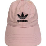 Adidas Trefoil Logo Pink Cotton Baseball Cap Adjustable Strap Streetwear Casual Photo 0
