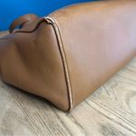 Tory Burch  Carter Smooth Leather Tote Aged Vachetta Tan Shoulder Bag Large Photo 5