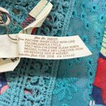 Matilda Jane  NWT Teal Kookaburra Boho Floral Lace Peasant Top Photo 11