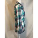 Natural Reflections Cabincore M Plaid Button Down Shirt Womens Cotton Gorpcore  Photo 1