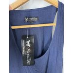 Papillon  Ruffled Hem Tunic Top Small S Sleeveless Art Photo 1