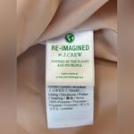 J.Crew  NWT $168 Square Neck A-Line Lined  Blush‎ Dress in Gramercy Twill Size 12 Photo 5