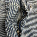 Chico's CHICO’S Fabulously Slimming Women’s Blue & White Striped Ankle Jeans Size 0 US S Photo 5