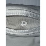 Lululemon  White Shorts Sz 12 Lined Zip‎ Back Pocket Photo 5