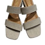 Joie  Nolina Cream Linen Open Toe Sandal, Sz 8.5 Photo 6